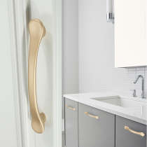 Long handle cabinet door Gold light luxury modern simple cabinet door handle Drawer high-grade fashion handle Single hole hardware