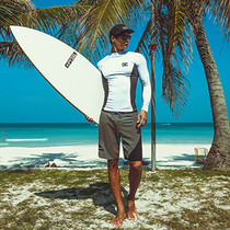 Korean diving suit men quick-drying sunscreen jellyfish suit surf suit slim hot spring split swimsuit long sleeve trousers