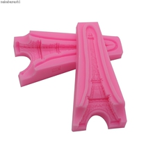 Mold new decoration mold cake biscuit mold baking mold jelly Eiffel Tower pudding turned sugar DIY silicone