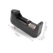 Long amount of 18650 Lithium battery large capacity 2000mAh mAh charge 3 7V glare light flashlight small fan head lamp