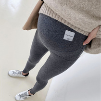 Pregnant Woman Beats Bottom Pants Spring Autumn Pregnant Woman Pants Woman Fall Slim Fit Outside Wearing Long Pants Autumn Winter Dress Plus Suede Thickening