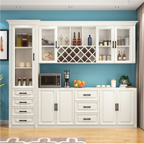 Minimalist modern European-style wine cabinet combined multifunctional dining side cabinet Cupboard Cupboard restaurant Nordic cupboard Housed customised