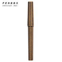 penbbs350 aluminum alloy fountain pen Vintage Brass pen blade tip polished adult character gift box pen altar pen