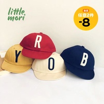 Korean version of the Western style soft baby letter baby baseball cap simple fashion men and women children hip-hop hats men and women tide children