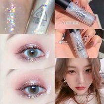 Korea 3ce Mermaid sparkling pearlescent liquid eye shadow double note large sequin silkworm eye shadow mermaid Ji