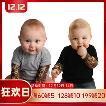 INS explosive spring and autumn New Baby men and women Baby long sleeve tattoo sleeves tide treasure ha clothes climbing clothes