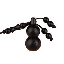 Juyuan Pavilion Feng Shui Natural lightning strike jujube wood gourd mobile phone chain pendant Safe small gourd Lucky mobile phone jewelry