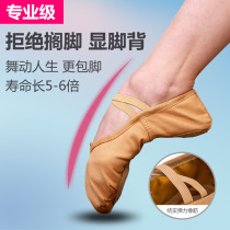 Lake Danshi dance shoes womens soft-soled practice body little girl dance shoes cat claws Chinese ballet pointe shoes