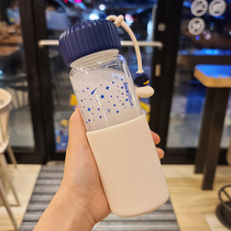 Cute Duck Glass Cups Anti-Burn High Temperature Resistant Girls Water Glasses Ins Summer Personality Creative Cartoon Childrens Cups