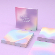 Rainbow laser note book square color note paper tearable note note note note note note note note note note