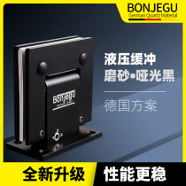 Germany Bonde Glass Door Hydraulic Buffer Auto Close Bathroom Clip Page 90 Degree Hinge Scrub Matte Black