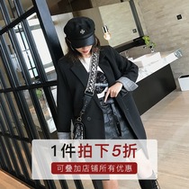 (5 fold) suit jacket woman loose Korean version 2020 spring autumn new port wind retro 100 lap chic little west suit