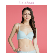 6IXTY8IGHT 68 lace without steel ring Modal GIRL bra cover underwear female BR07622-S