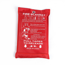 Factory direct foreign trade fire extinguishing blanket 1 meter 8 by 1 meter 2 Export 1 meter 2 by 1 meter 2 large fire protection dz