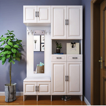 Door Hall Cabinet Modern Minima Multifunction with mirror Large-capacity shoe cabinet doorway Partition Locker storage cabinet Customized