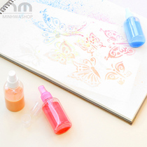 Small spray bottle Childrens painting tools Pigment spray painting special push-type spray bottle dispensing small spray bottle painting tools