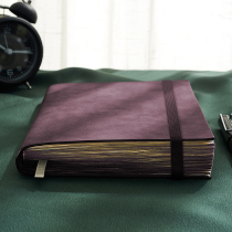 Thickened Retro Soft Leather Notebook Benson Business Peoples Office With Work Minutes Notepad Upscale Ultra-Thick Minimalist College Student Reading Day Notebooks Advanced Customisable Logo