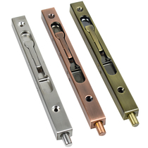 Ding stainless steel box latch female door slotted concealed bolt double Open Door Bolt invisible door lock buckle Silver