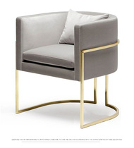 Nordic lazy sofa Golden small house ins chair single sofa nail clothing store living room Net red sofa chair