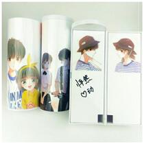 Hot sale Wang Junkai stationery box special junior high school students College trend multi-functional simple middle school student girl cylinder