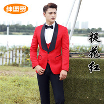 Exhibition Film House Mens Theme Costume Wedding Photography Suits stage performance to host photo foreign air collage Western-style clothes