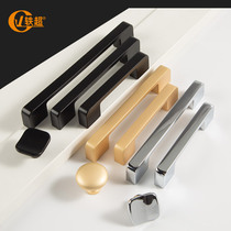 Anecdote golden light luxury handle modern simple cabinet door drawer handle wardrobe black cabinet door handle American