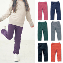 Spring and Autumn Baby Stretch Pants Children Cotton Four-sided Bulk Pants Straight Pants 80-120 yards Thousand Fun Home