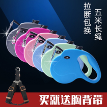 Dog Traction Rope Automatic Telescopic Dog Rope Medium Small Puppies Walk Dog Rope Chain Sub Tedi Bomekki Supplies