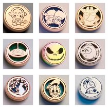 New cartoon doll multi - functional mask magnet fragrance button fragrance button of perfume oil button