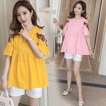 Pregnancy Woman Dress Summer Dress 2022 Summer Tide Hot Mom Personality Fashion Spring Summer Loaded Dress Foreign Pregnant Woman Dress Dress