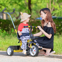 Shanghai permanent childrens three-wheeled bicycle 1-6-year-old baby walking baby stroller baby light baby slippery baby artifact