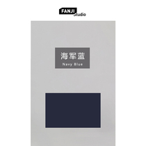 Navy blue-FANJI studio van accumulated wool felt colour card 08