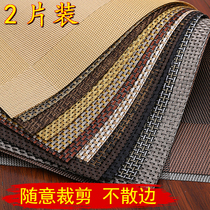 2 Dress Tea Mat Non-slip Tea Cushion Tea Cup Cushion Heat Insulation Mat Tea Curtain Tea Leaking Tea Lane Six Gentleman Zen table Flag free of mail