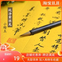 Shanlian Lake Pen Handmade Wolf Small Kai Mu Pen Ching Jing Practice Red Copy Calligraphy calligraphy Introduction