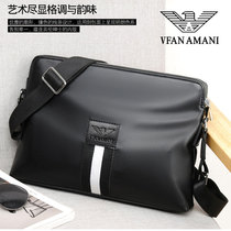 VFYWMANI Messenger Bag Genuine Leather Shoulder Bag Cowhide Cross-body Bag 2021 New Bag Tide Horizontal Casual Mens Bag