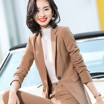 Professional suit female spring autumn new workplace suit senior business dress wear goddess working clothing