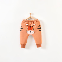 Baby cotton pants thick pp pants boys cotton girls warm pants wear 1-3 years old baby pants autumn and winter