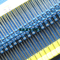 1 2W metal film resistance of 3000 Ohm 3K 3 qian Europe 0 3M 1% 0 5W five-color ring resistance (100 only)