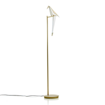 Mirror South modern living room study bedroom bedside Nordic simple creative vertical table lamp Bird Bird Crane floor lamp