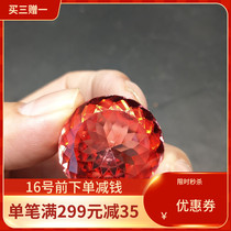 Pigeon blood red gem naked stone color diamond ring pendant necklace accessories corundum tourmaline olive garnet pendant