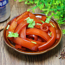 Five-spiced marinated bone soup pork skin 280g pickled pepper pork skin fresh cooked food open bag ready-to-eat cold dishes