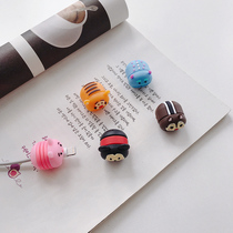 Data cable protective cover Apple Charger Protection head Anti-breaking iphone Android Huawei oppo mobile phone vivox21 universal r17 Xiaomi 9 cute x27 charging wire bite wire device