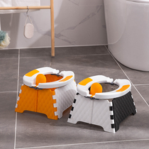 Childrens folding toilet baby toilet car stool stool travel toilet out urinal