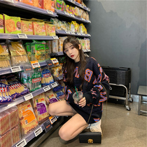 Hong Kong Chao Brand Wear Loose Turtleneck Sweater Women's 2022 Spring and Autumn New Women's Long Crewneck Long Sleeve Jacket