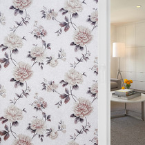 Glass window sticker frosted window film toilet transparent opaque shading anti-light bathroom window grilles