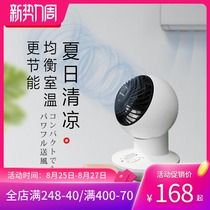 Japan Alice office household small electric fan Mute desktop dormitory mini air circulation fan Shaking head fan