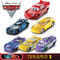Mattel Racing Story 3Cars3 Extreme challenge Black Storm Jackson Lightning McQueen Alloy car toy
