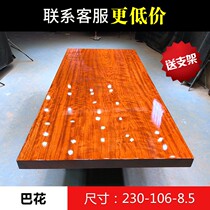 (Size: 230-106-8 5) solid wood log Baflower large plate table desk tea table tea table tea plate
