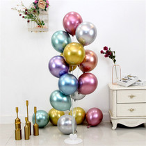 Balloon bracket table floating base drag Rod ground floating pipe column air ball chain pump transparent glue point