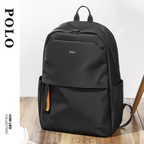 POLO Backpack Mens 2022 New Nylon Light Tide Brand Travel Backpack College Junior High School School Bag Boys